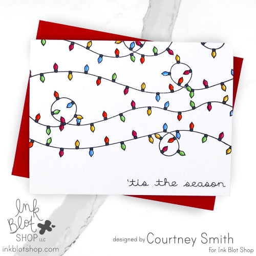 Ink Blot Shop Holiday Times Sentiments Clear Stamps inbl165 Courtney Smith Card