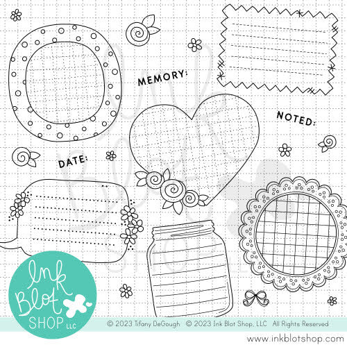 Ink Blot Shop Sweet Spots Clear Stamps inbl171