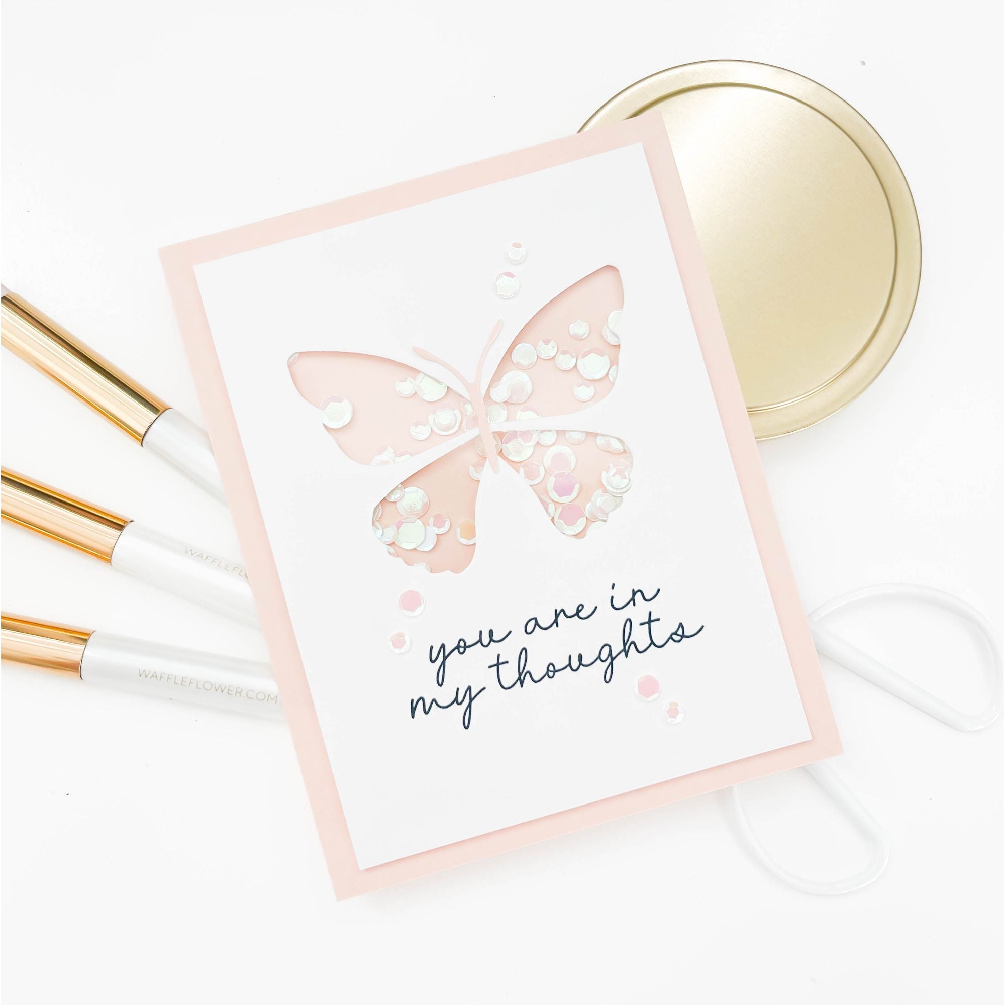 CZ Design Clear Stamps Inside Greetings 1 cz289 You Are My Favorite In My Thoughts Card