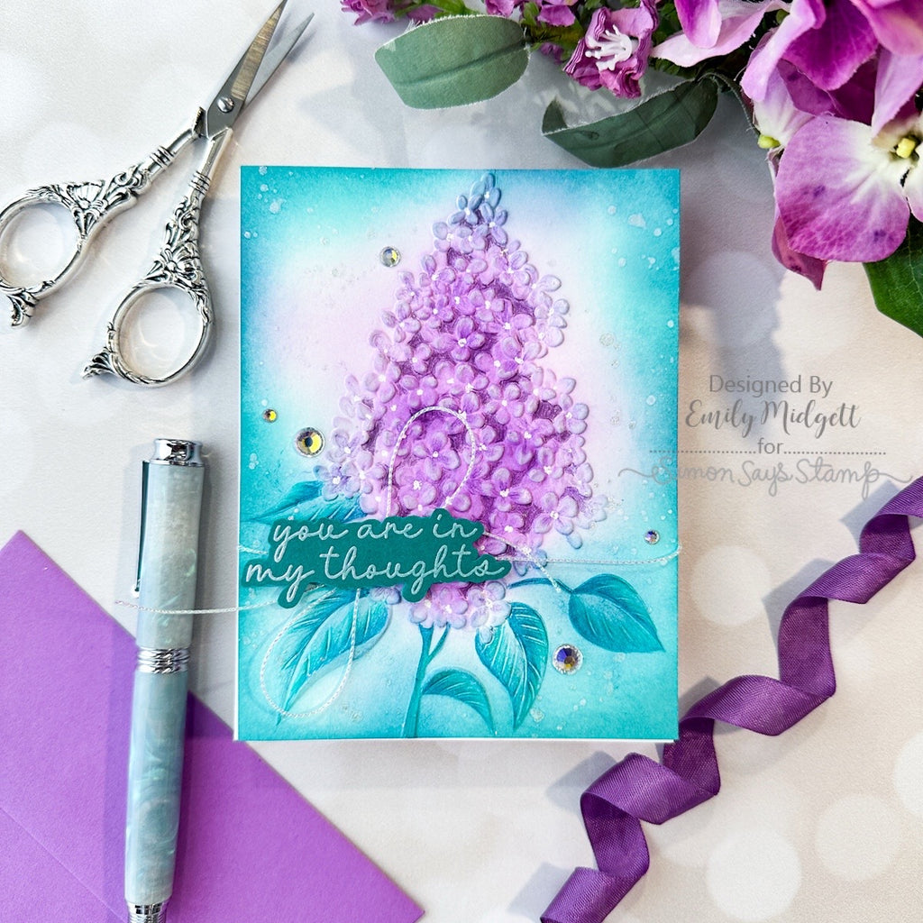 CZ Design Clear Stamps Inside Greetings 1 cz289 You Are My Favorite In My Thoughts Card | color-code:ALT01