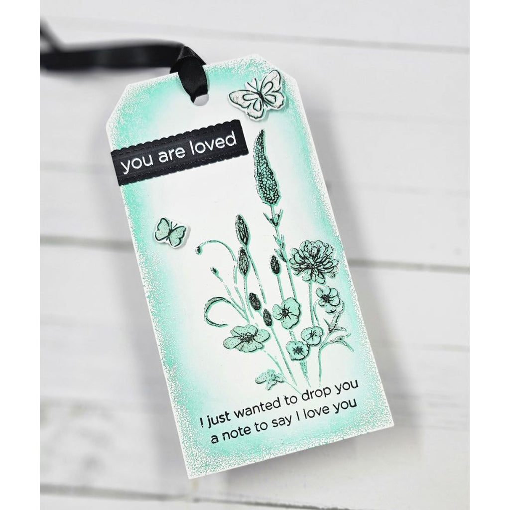 CZ Design Clear Stamps Inside Greetings 1 cz289 You Are My Favorite You Are Loved Tag