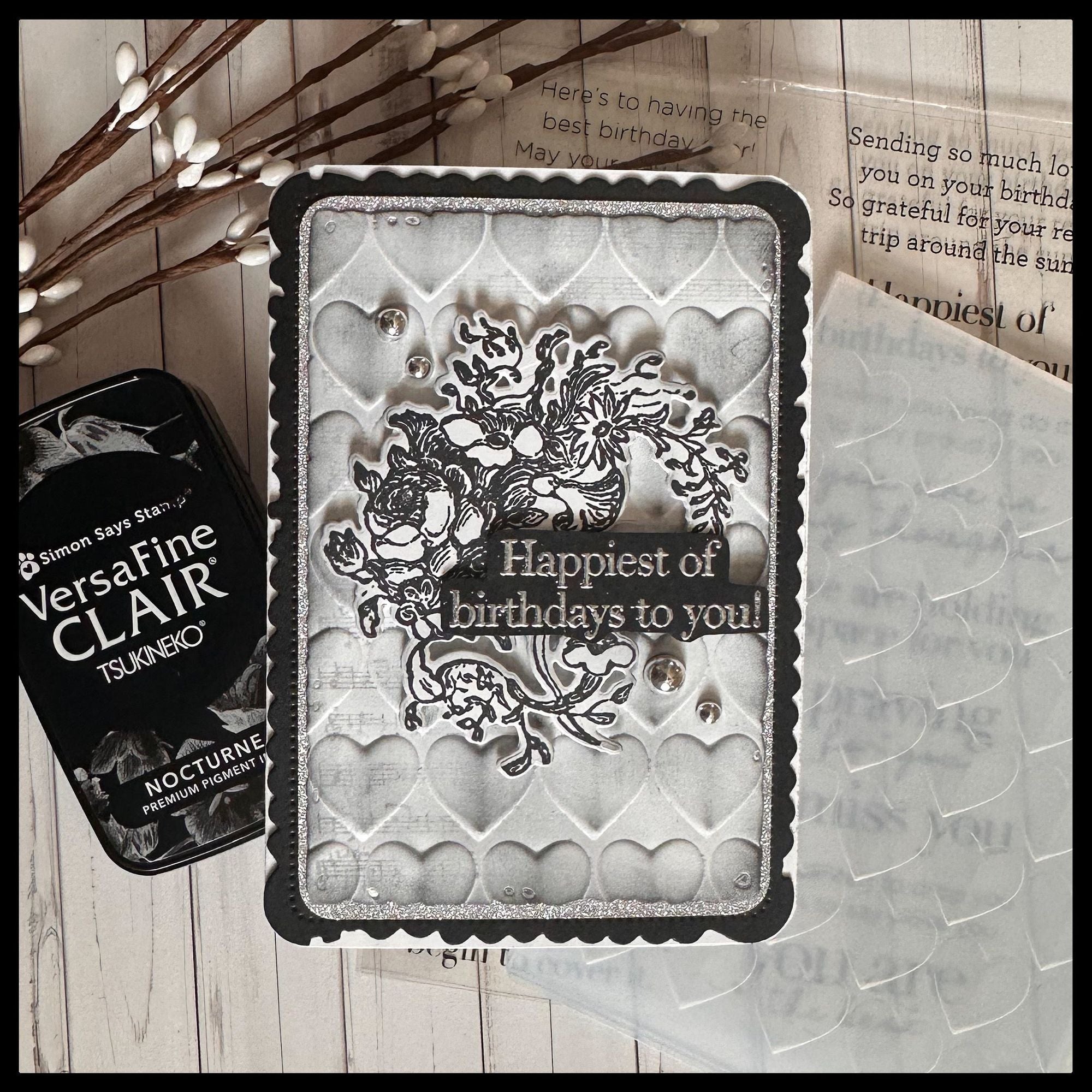 CZ Design Clear Stamps Inside Greetings 1 cz289 You Are My Favorite Birthday Card