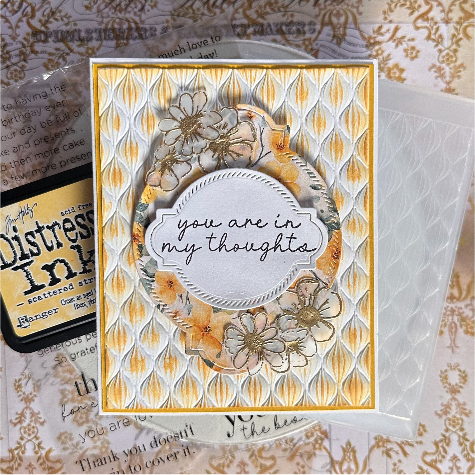 CZ Design Clear Stamps Inside Greetings 1 cz289 You Are My Favorite In My Thoughts