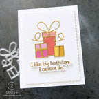CZ Design Inside Greetings Birthday Wafer Dies czd276c STAMPtember Birthday Card | color-code:ALT01
