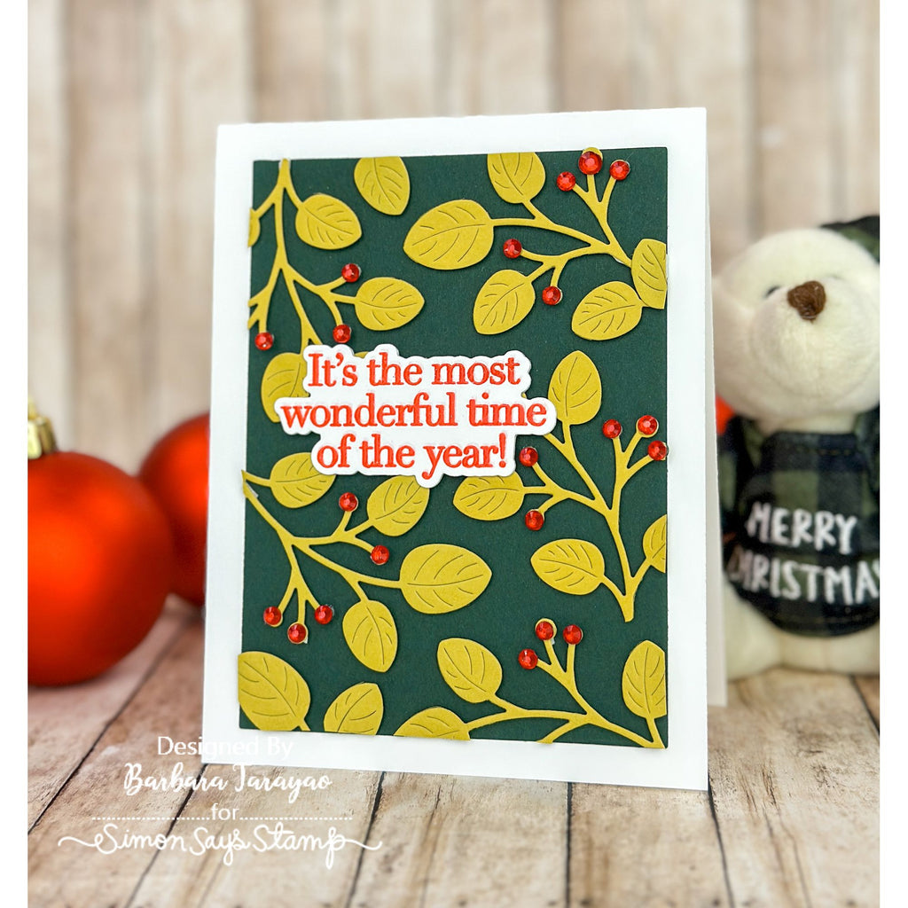 CZ Design Inside Greetings Holiday Wafer Dies czd277c Sugar and Spice Christmas Card | color-code:ALT03