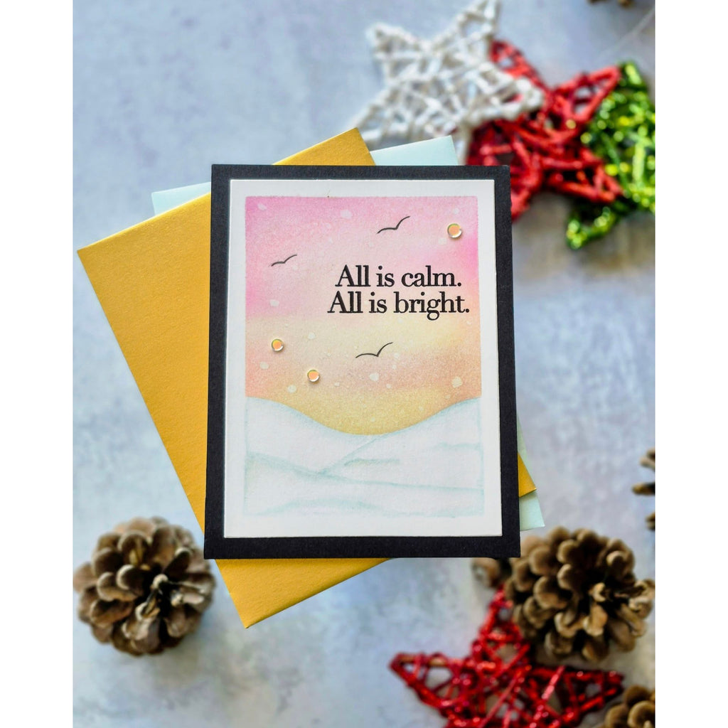 CZ Design Stamps and Dies Inside Greetings Holiday set1070ig Sugar and Spice Christmas Card