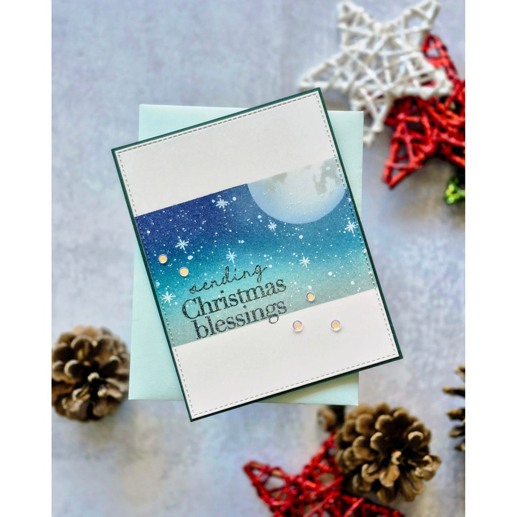 CZ Design Clear Stamps Inside Greetings Holiday cz292c Sugar and Spice Christmas Card