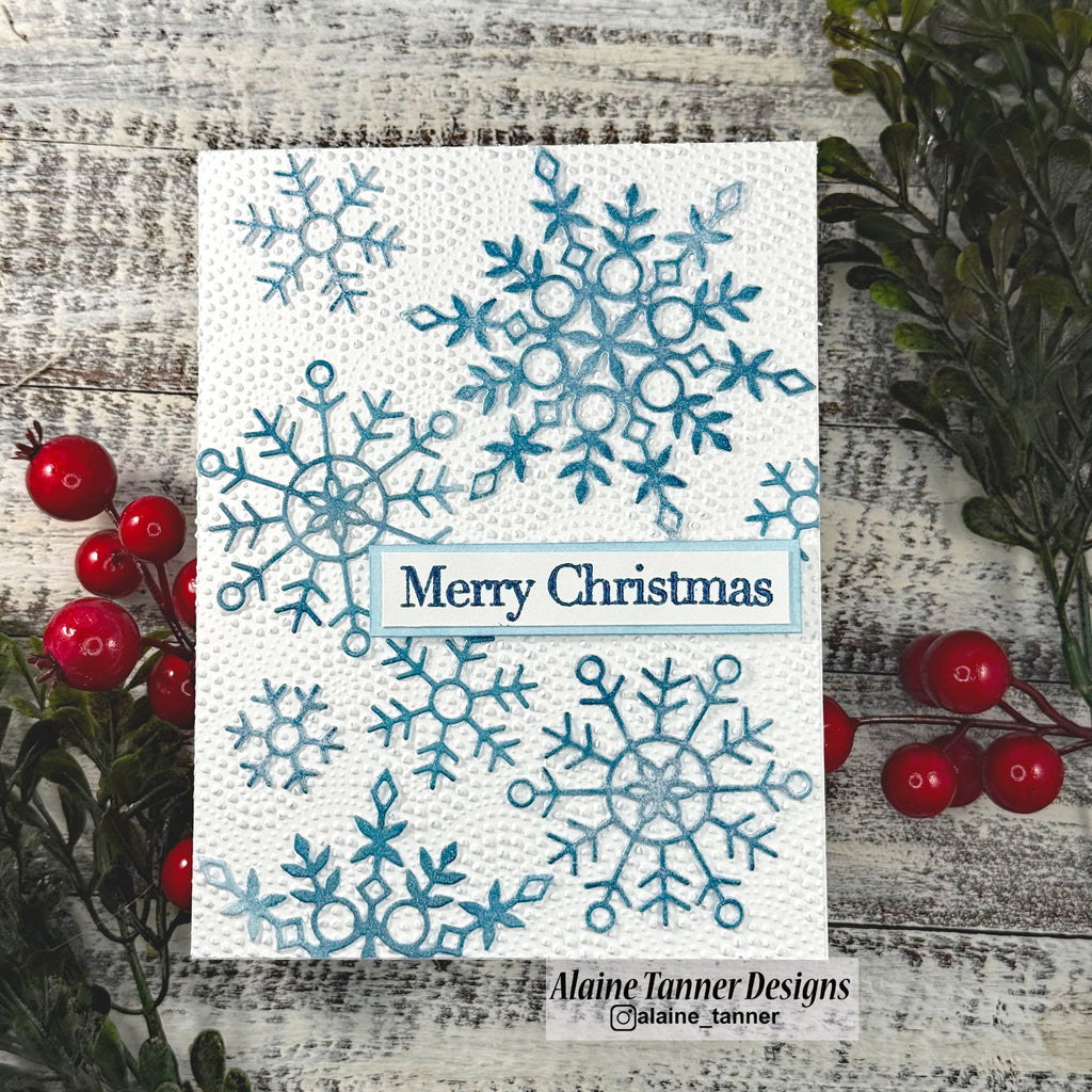 CZ Design Clear Stamps Inside Greetings Holiday cz292c Sugar and Spice Christmas Card