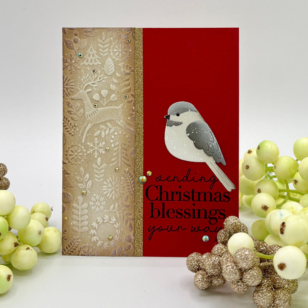 CZ Design Clear Stamps Inside Greetings Holiday cz292c Sugar and Spice Christmas Card | color-code:ALT03