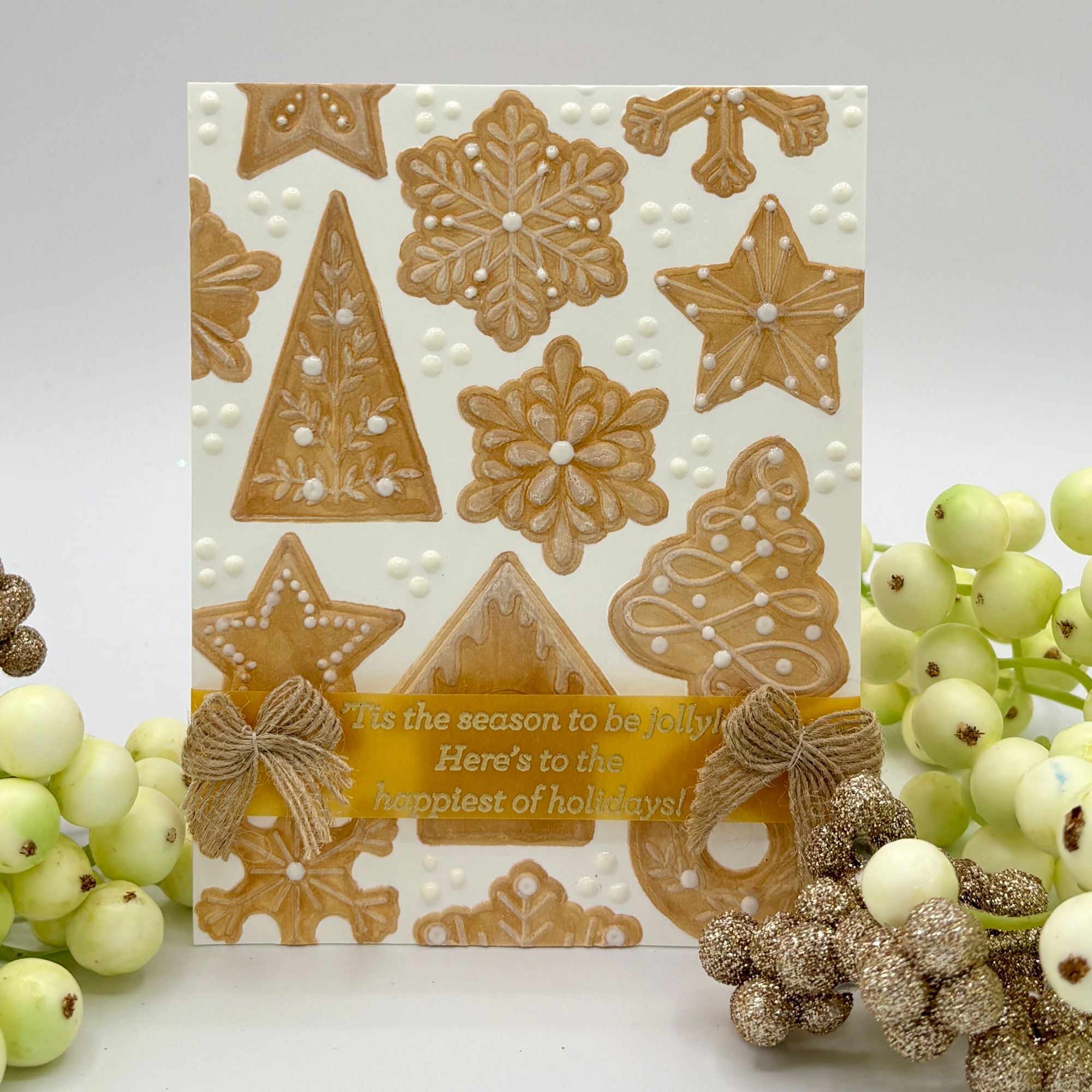 CZ Design Stamps and Dies Inside Greetings Holiday set1070ig Sugar and Spice Christmas Card | color-code:ALT05