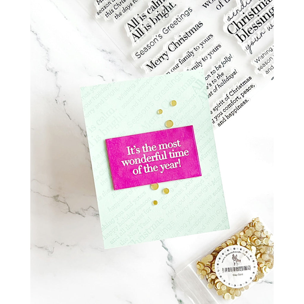 CZ Design Stamps and Dies Inside Greetings Holiday set1070ig Sugar and Spice Christmas Card