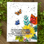 Simon Says Clear Stamps Inspirational Quotes 3277ss Beautiful Moments Encouragement Card