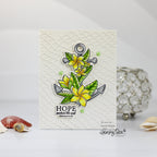 Honey Bee Anchor Of Hope Clear Stamps hbst-603 Religious Hebrews Verse Card