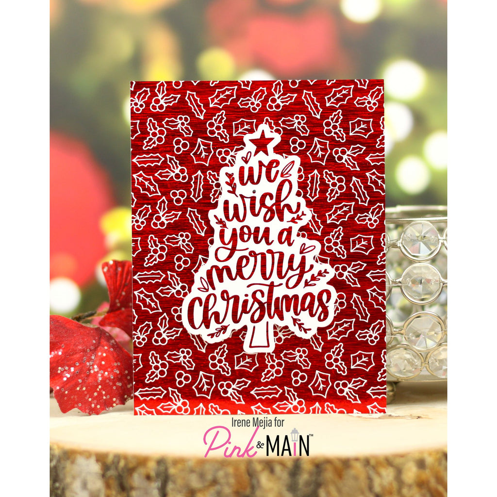 Pink and Main Dimensional Red CheerFoil Roll pmf334