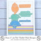 The Rabbit Hole Designs Namaste Clear Stamps trh-234 yoga poses