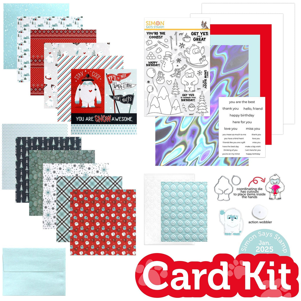 Simon Says Stamp Card Kit Of The Month January 2025 Get Yeti ck0125