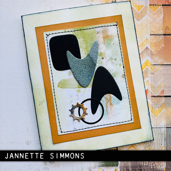 Tim Holtz Sizzix Vault Thinlits Atomic Retro Dies 666875