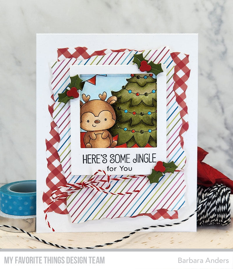 My Favorite Things Xmas Selfies Clear Stamps jb016 here's some jingle for you | color-code:alt2