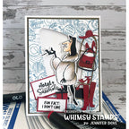 Whimsy Stamps Slay the Day Clear Stamps cwsd217a red and black