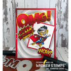 Whimsy Stamps Super Kids Clear Stamp and Die Set