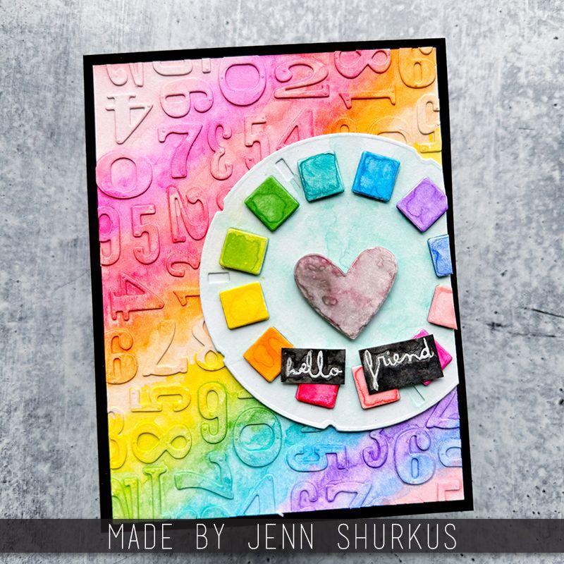 Tim Holtz Sizzix Vault Picture Show Thinlits Dies 666602 hello friend