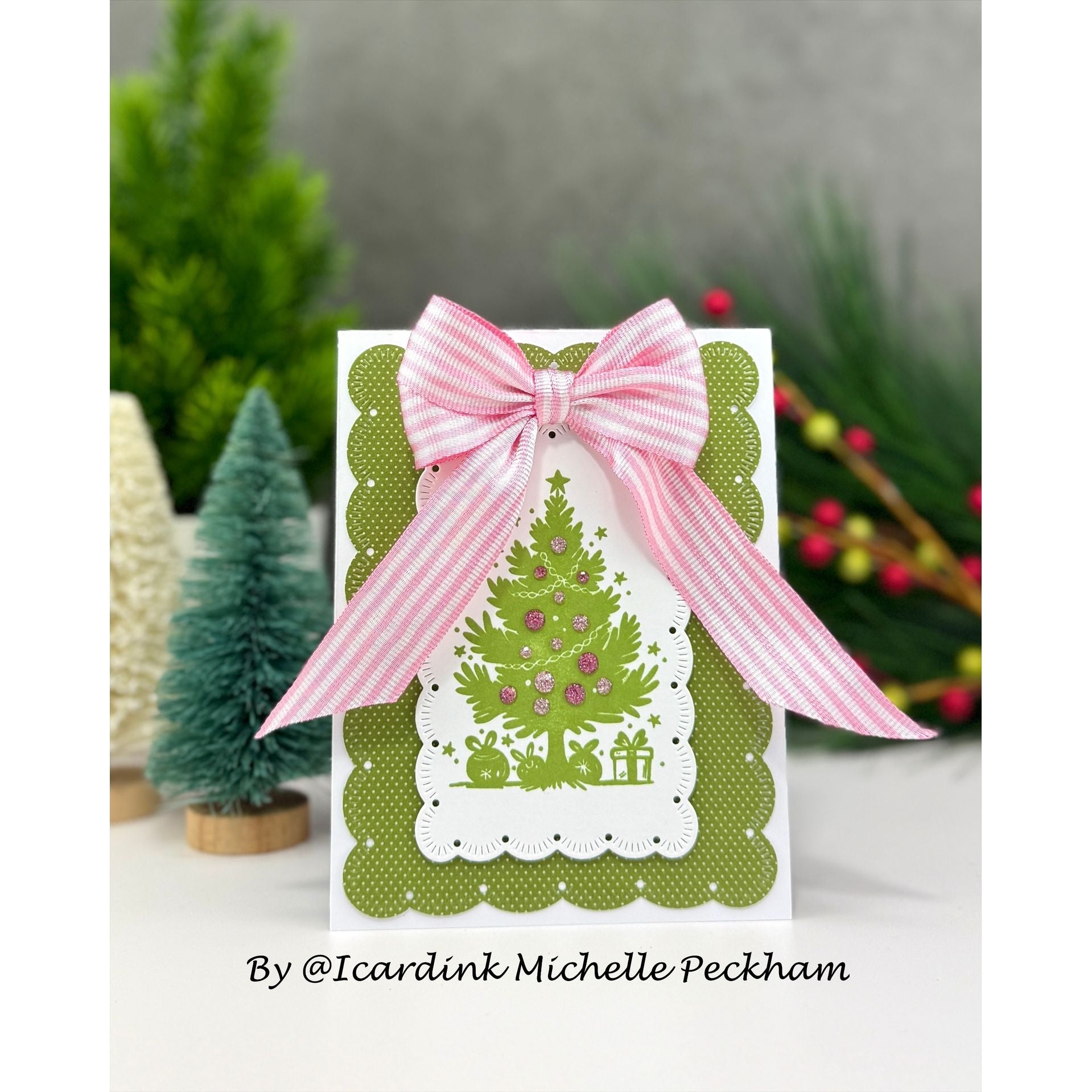 Simon Says Clear Stamps Jingle All the Way 3364ssc Christmas Card