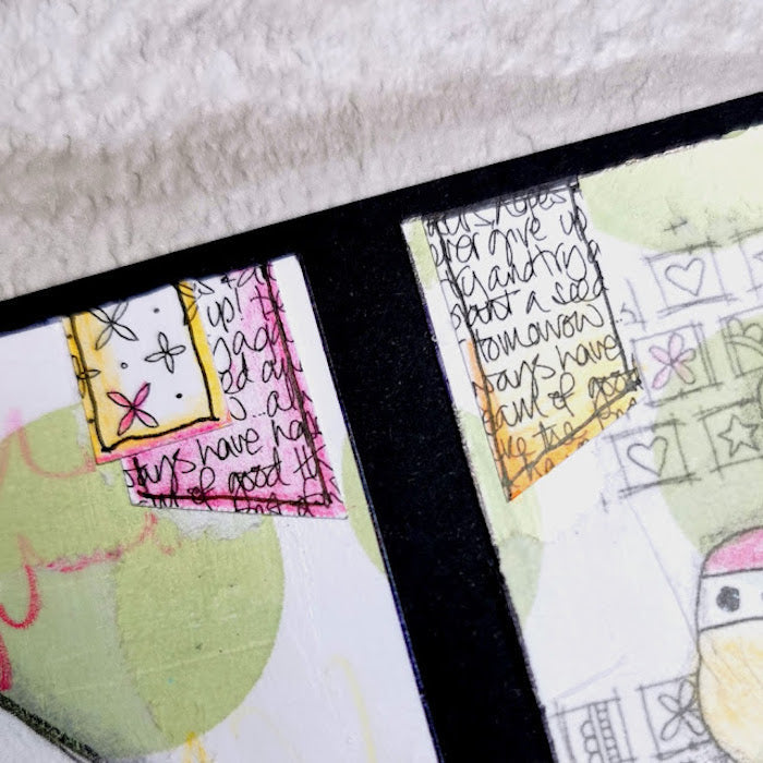Paper Artsy JOFY Mini 66 Cling Stamp jm66 journal
