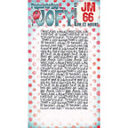 Paper Artsy JOFY Mini 66 Cling Stamp jm66