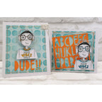 Paper Artsy JOFY Mini 69 Cling Stamp jm69 dude card