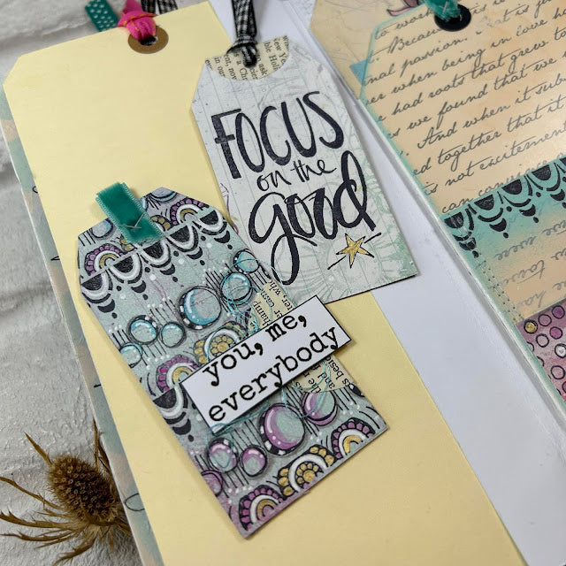 Paper Artsy JoFY Mini 79 Cling Stamp jm79 everybody