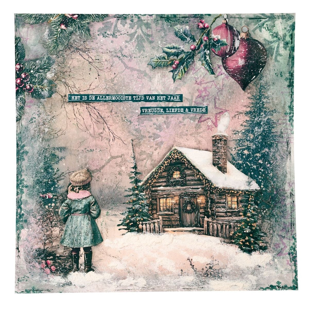 Studio Light Christmas Blush Christmas Deco Clear Stamps jma-cb-stamp883