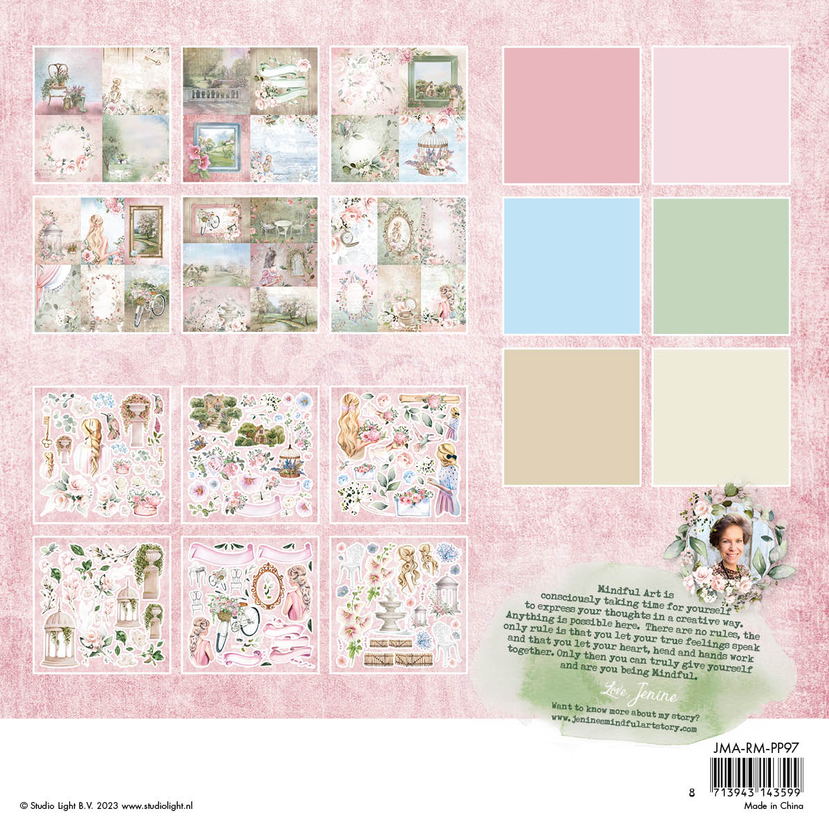 Studio Light Small Designs and Elements Paper Pad jma-rm-pp97 detail