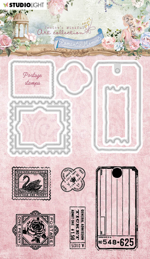Studio Light Postage Stamps Stamp and Die Set jma-rm-scd63