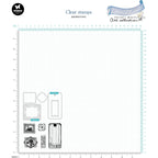 Studio Light Postage Stamps Stamp and Die Set jma-rm-scd63 dimensions