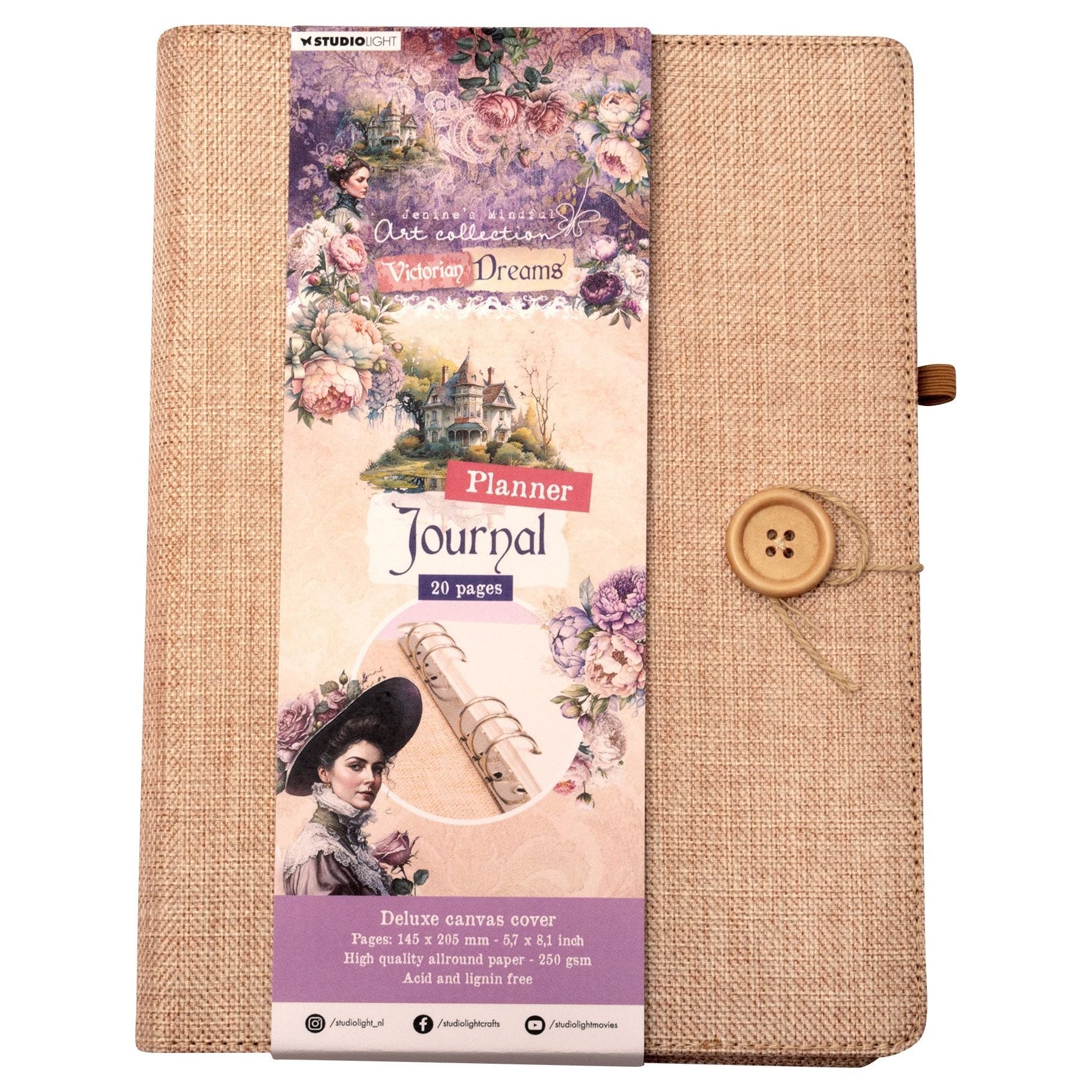 Studio Light Deluxe Canvas Planner Journal jma-vd-jour11