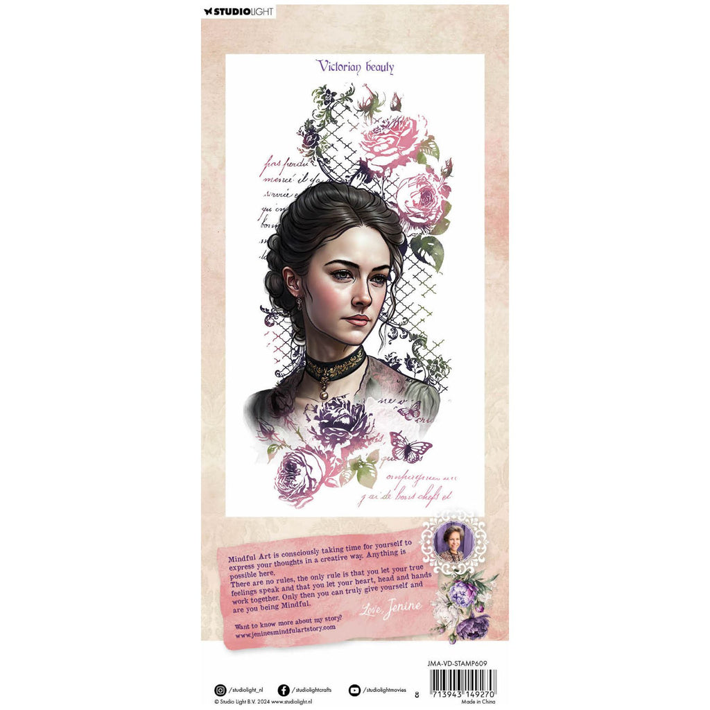Studio Light Victorian Beauty Clear Stamp jma-vd-stamp609 package back