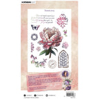 Studio Light Timeless Peony Clear Stamps jma-vd-stamp610 package back