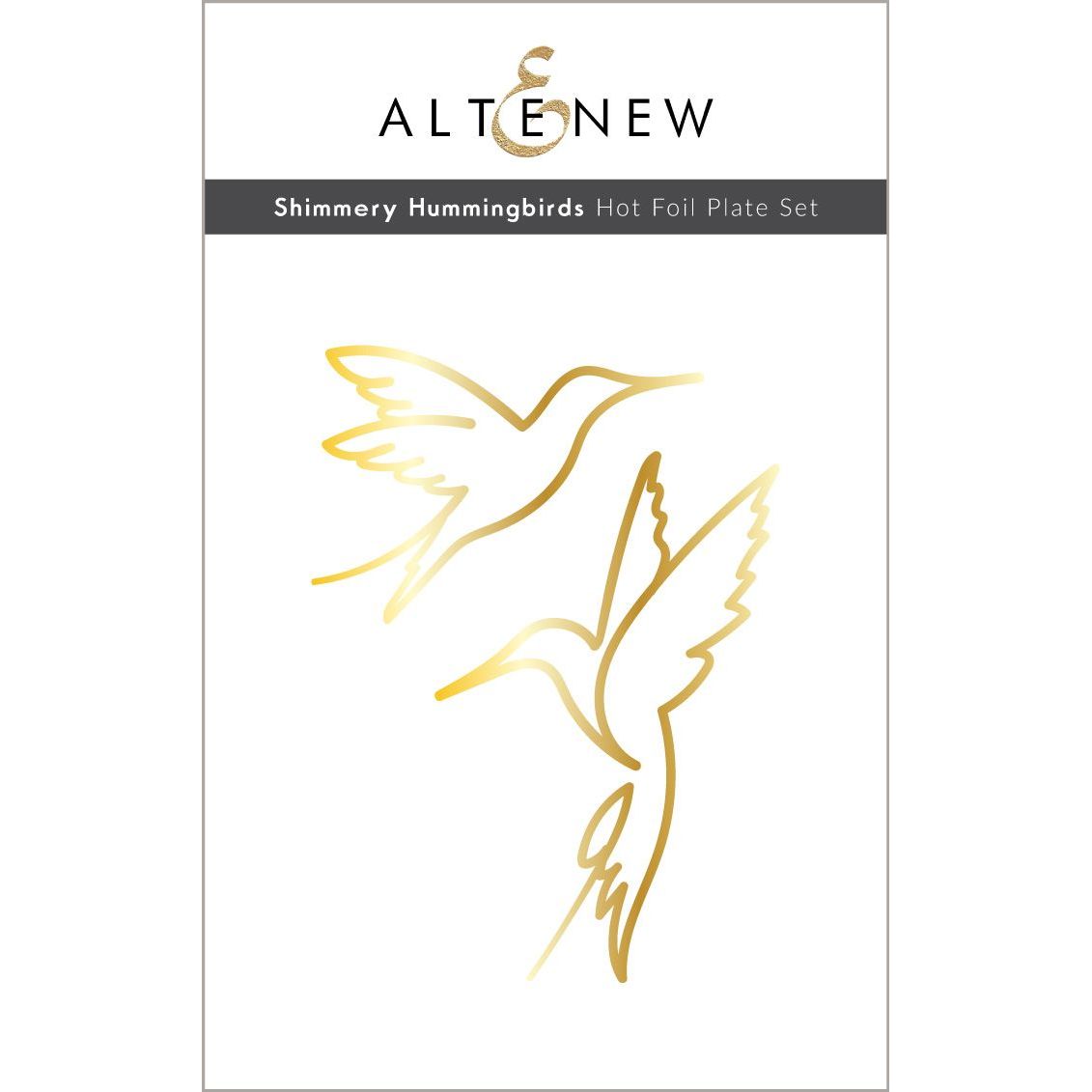 Altenew Shimmery Hummingbirds Hot Foil Plates ALT7971
