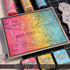Tim Holtz Embroidery Stamps with Simon Says Stamp Dies Bundle setem24