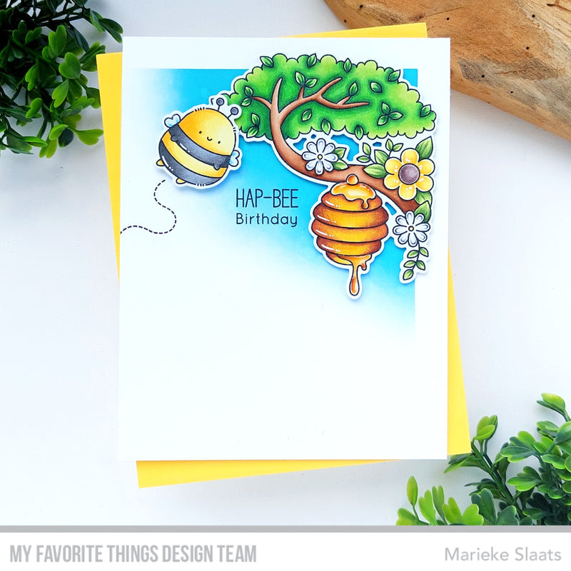 Honey Bee Clear Stamps Heart
