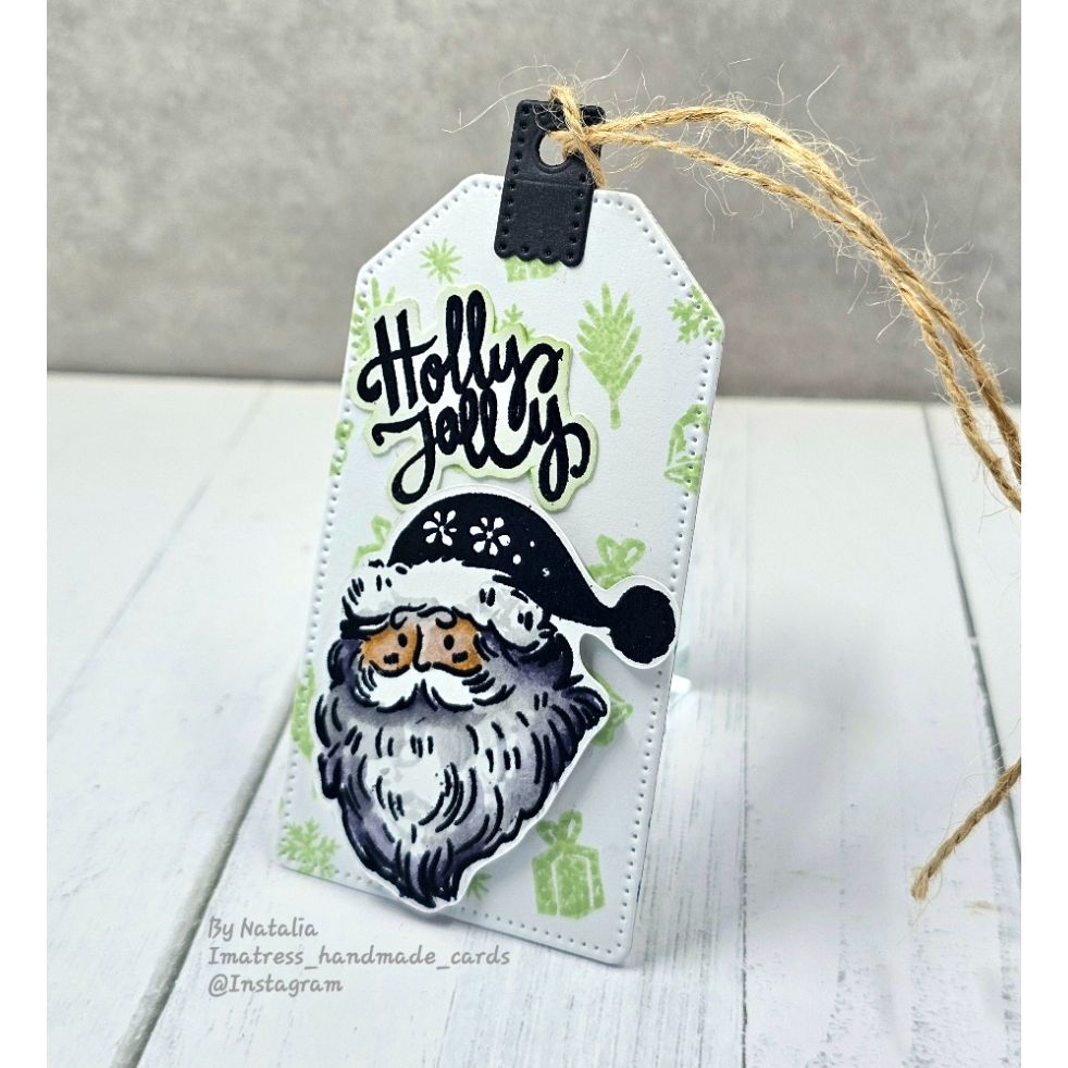 Simon Says Stamp Jingle All the Way Wafer Dies 1551sdc Christmas Tag