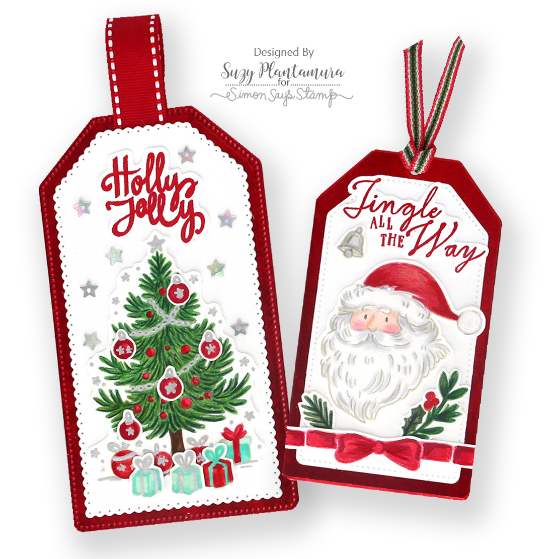 Simon Says Stamps and Dies Jingle All the Way set1114jw DieCember Christmas Tags | color-code:ALT01