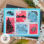 Simon Says Clear Stamps Jingle All the Way 3364ssc Christmas Card