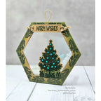 Simon Says Clear Stamps Jingle All the Way 3364ssc Christmas Ornament