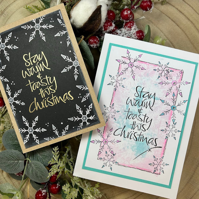 Paper Artsy JoFY 144 Cling Stamps jofy144 stay warm