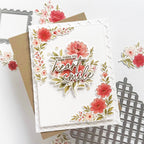 Pinkfresh Studio Diamond Lattice Coverplate Die 300625 You Make My Heart Smile Card