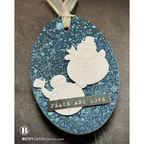 Simon Says Stamp Embossing Folder and Cutting Dies Jolly Snowmen sfd557 DieCember Winter Tag