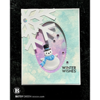 Simon Says Stamp Embossing Folder and Cutting Dies Jolly Snowmen sfd557 DieCember Winter Card