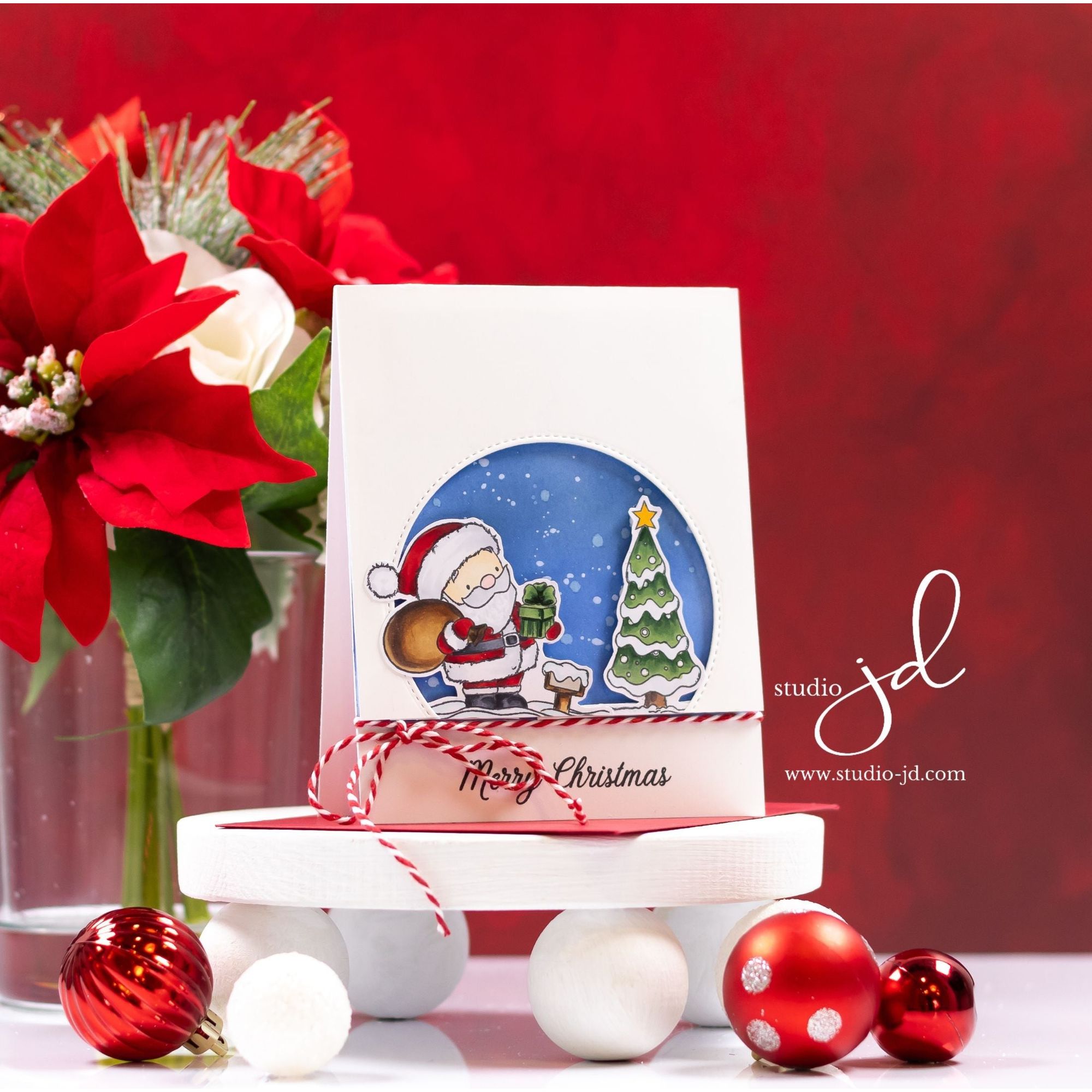 Simon Says Stamps and Dies Jolly Christmas set887jc Festive Fun Christmas Card | color-code:ALT04