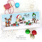 Simon Says Stamp Festive Fun Collection Stamps and Coordinating Dies set895sd